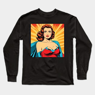 Pop -  Super Woman Long Sleeve T-Shirt